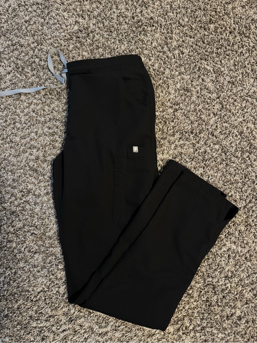 Figs yola black scrub pants